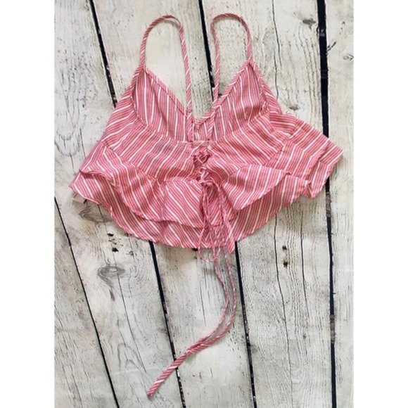 Forever 2 Striped Boho Crop Top - Picture 4 of 11